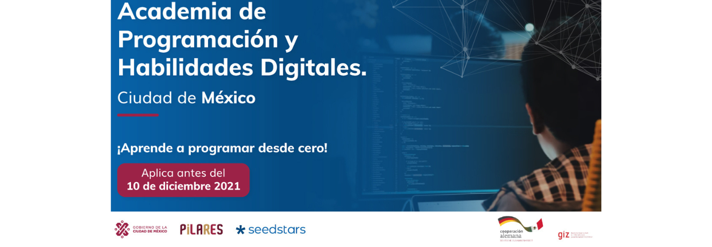 Convocatoria abierta para participar en la Academia de Programación y habilidades digitales en la Ciudad de México